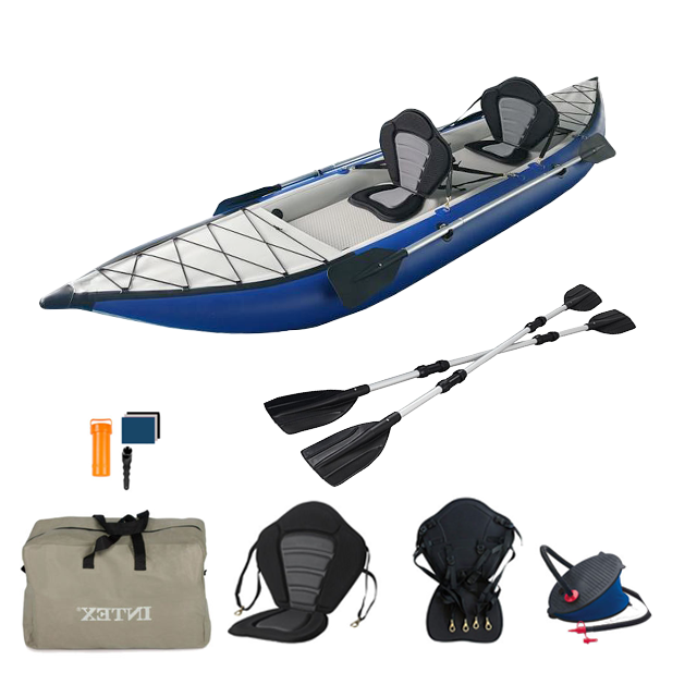Fishing Kayak Paddle - Kayak gonflable pour deux personnes, fabriqué