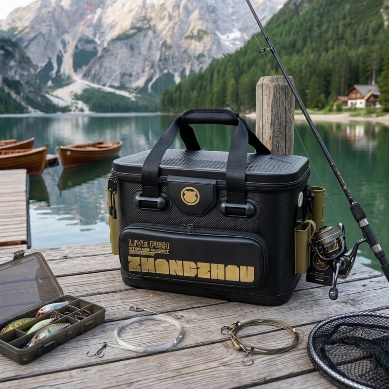 Boîte de pêche portable en EVA - Fishing Kayak Crate avis et prix